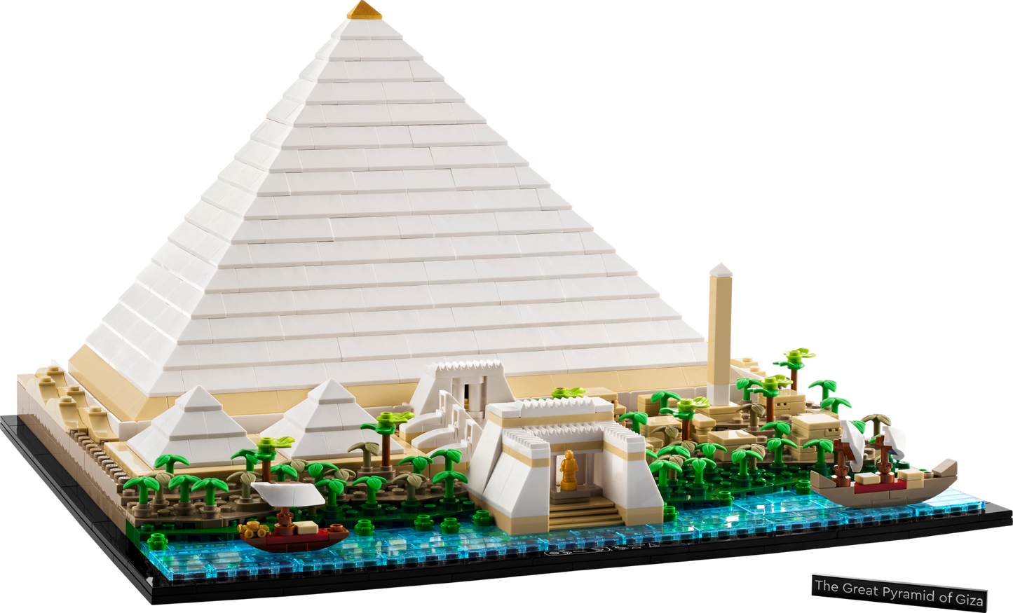 LEGO® Architecture Mimari Simgeler Koleksiyonu: Keops Piramidi 21058 - Yetişkinler için Koleksiyonluk Model Yapım Seti (1476 Parça)