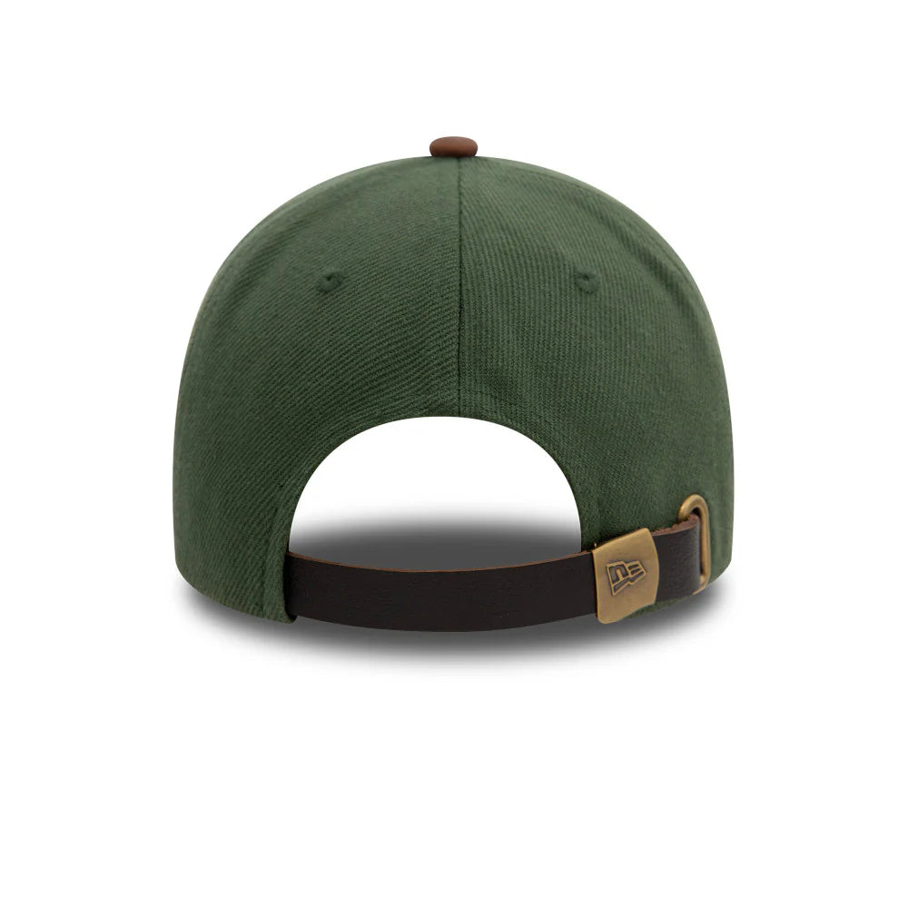 New Era Şapka - Heavy Twill Green 9TWENTY Ayarlanabilir Şapka