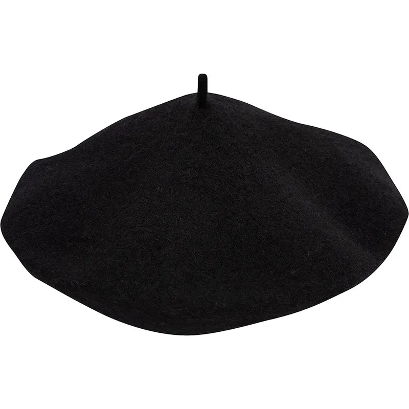 New Era Şapka - New Era Women Wool Beret New York Yankees MLB Black Flat Cap