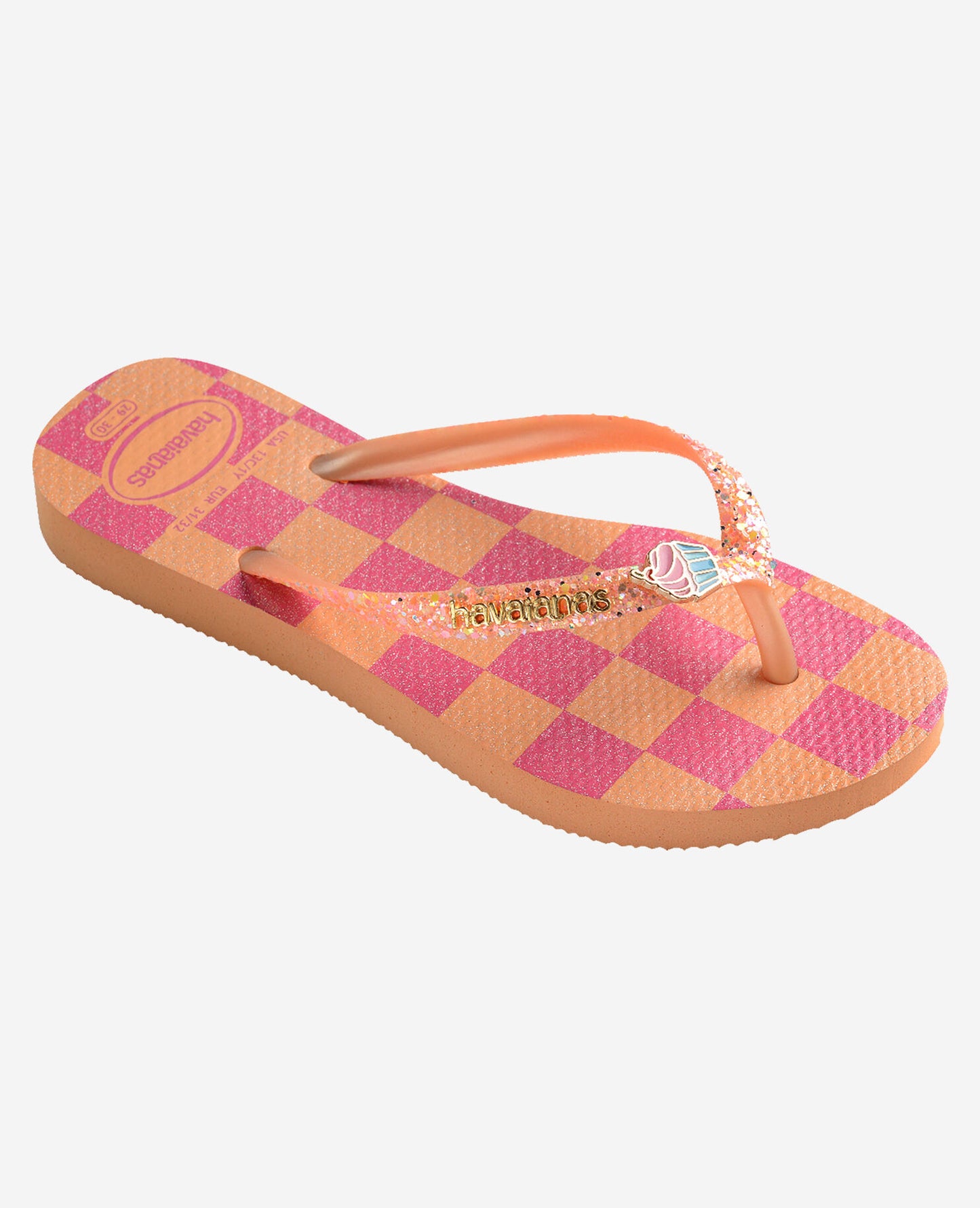 Havaianas Kids Slim Glitter Trendy Şeftali