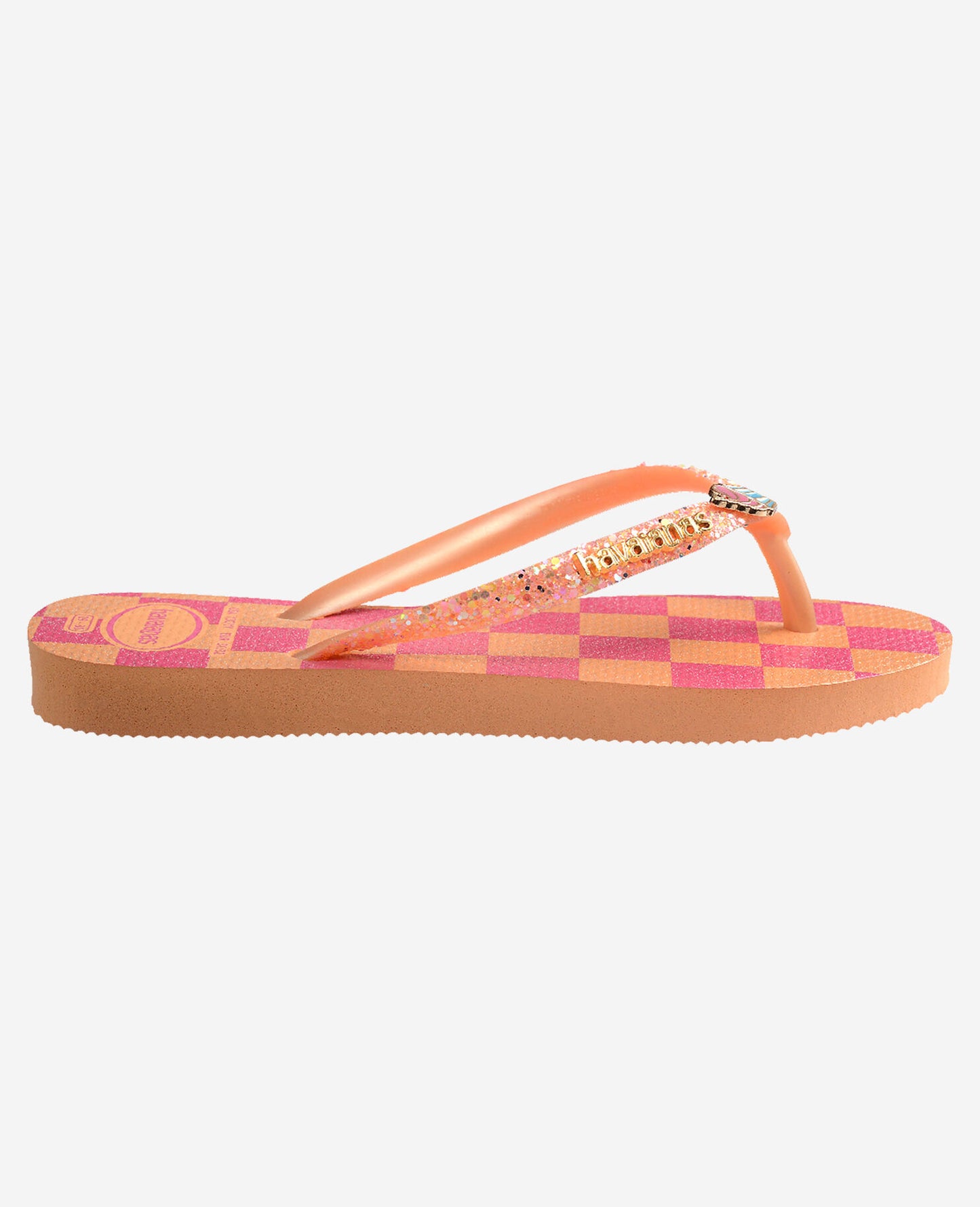 Havaianas Kids Slim Glitter Trendy Şeftali