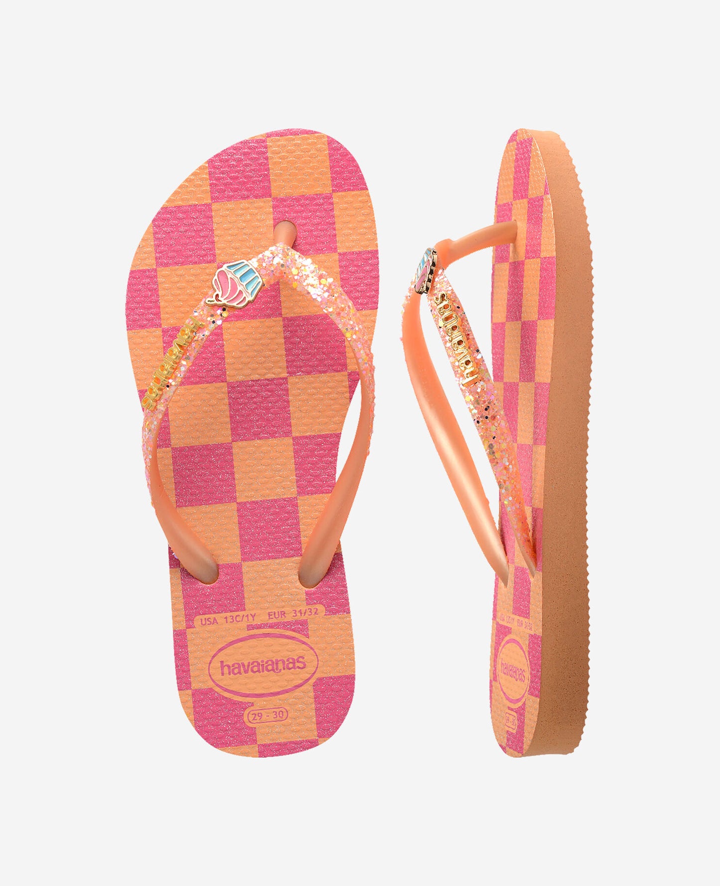 Havaianas Kids Slim Glitter Trendy Şeftali