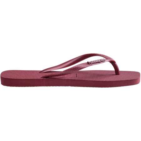 Havaianas Terlik Slim Square Logo Metallic Amarant