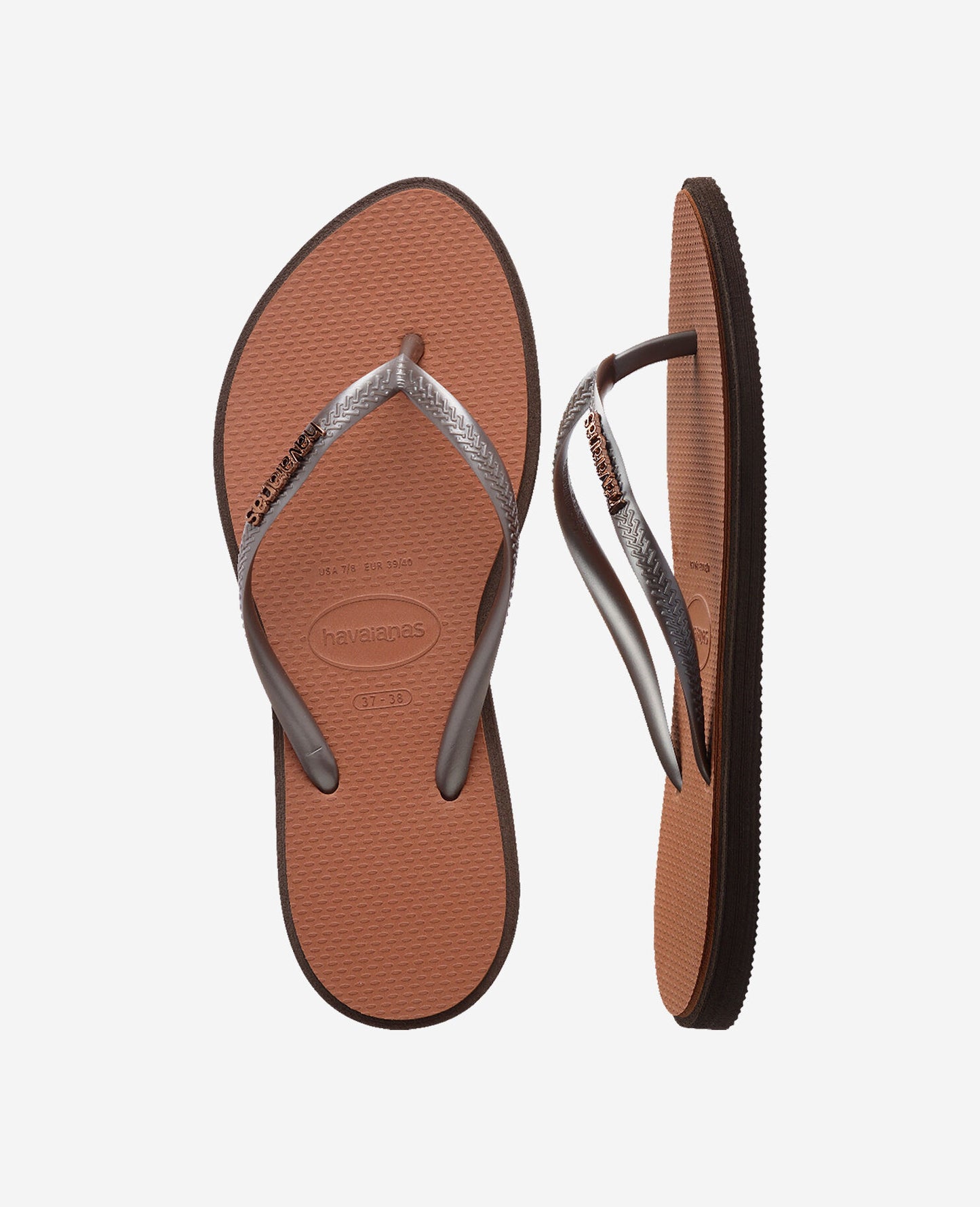 Havaianas Terlik Slim Point Kahverengi - Gigi Hadid Koleksiyonu