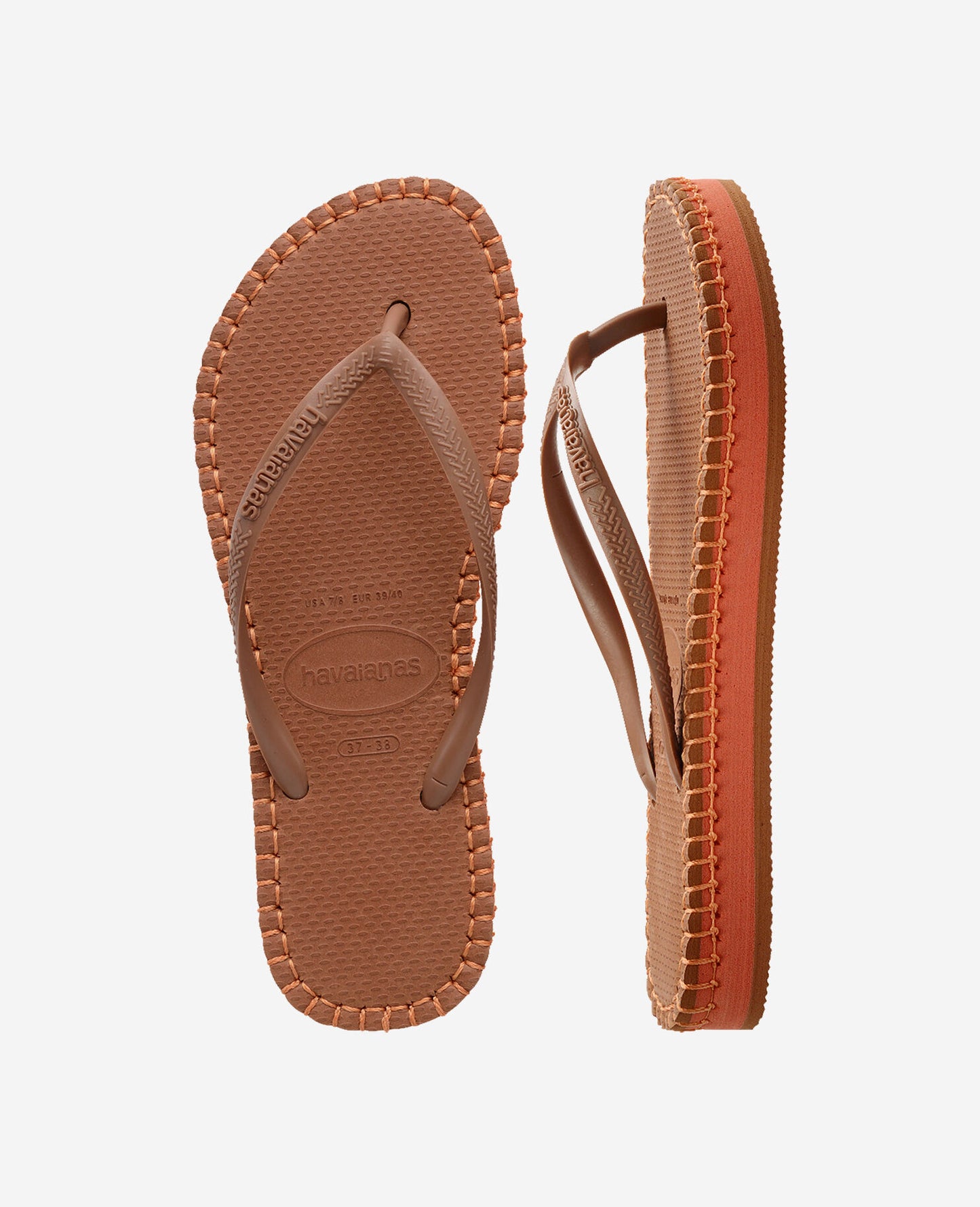 Havaianas Terlik Slim Flatform Loop Rust