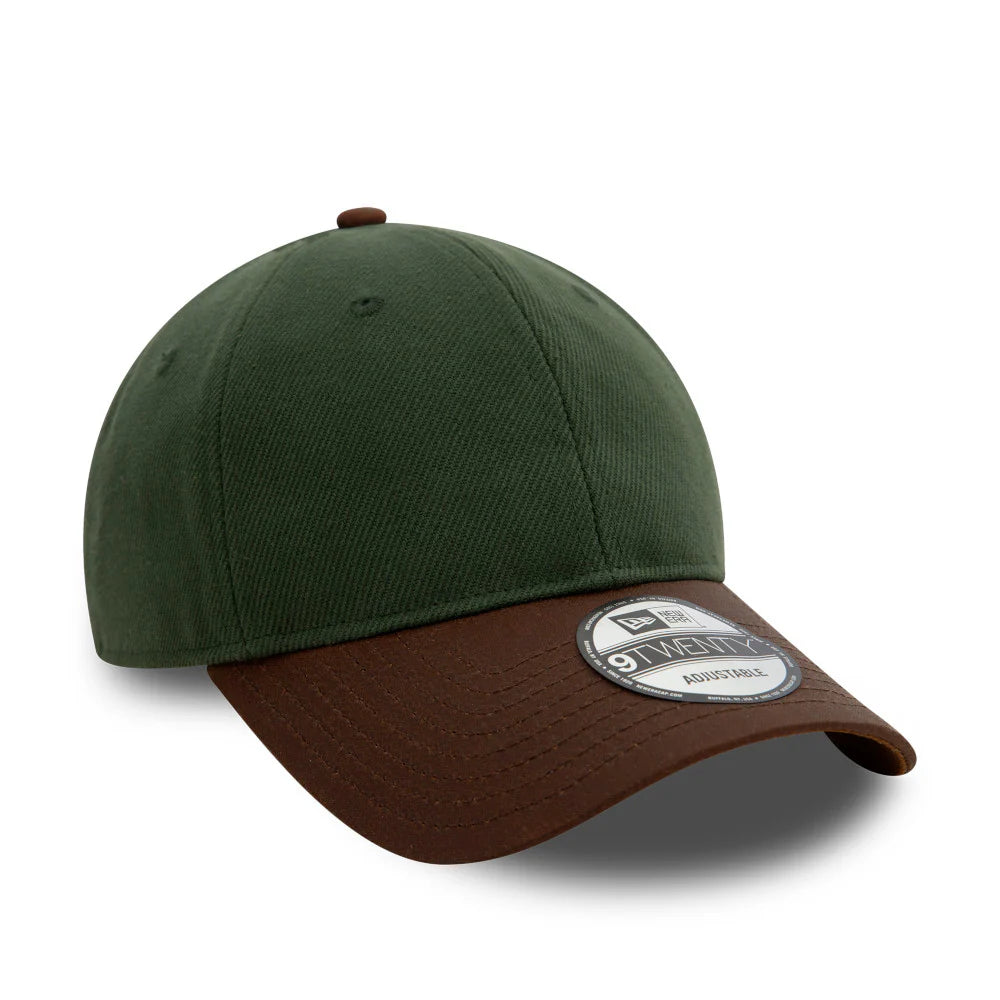 New Era Şapka - Heavy Twill Green 9TWENTY Ayarlanabilir Şapka