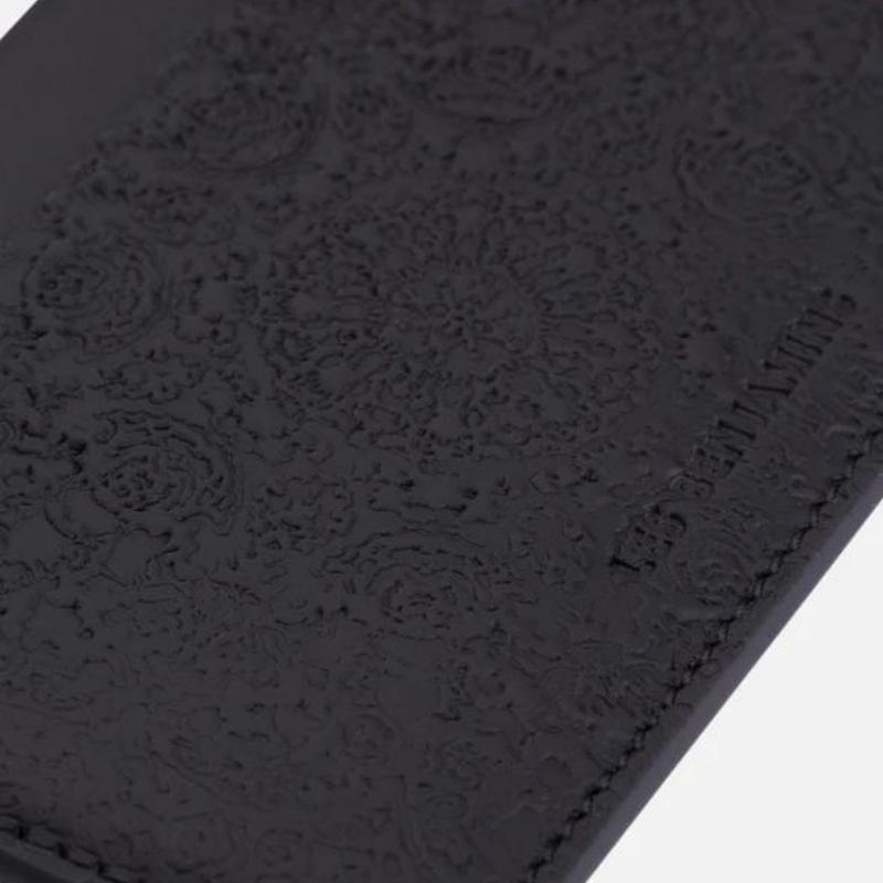 Embossed Card Holder 016 Black