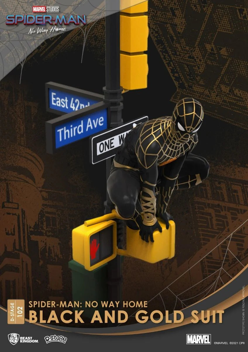 Beast Kingdom Marvel Spider-Man: No Way Home - Black And Gold Suit
