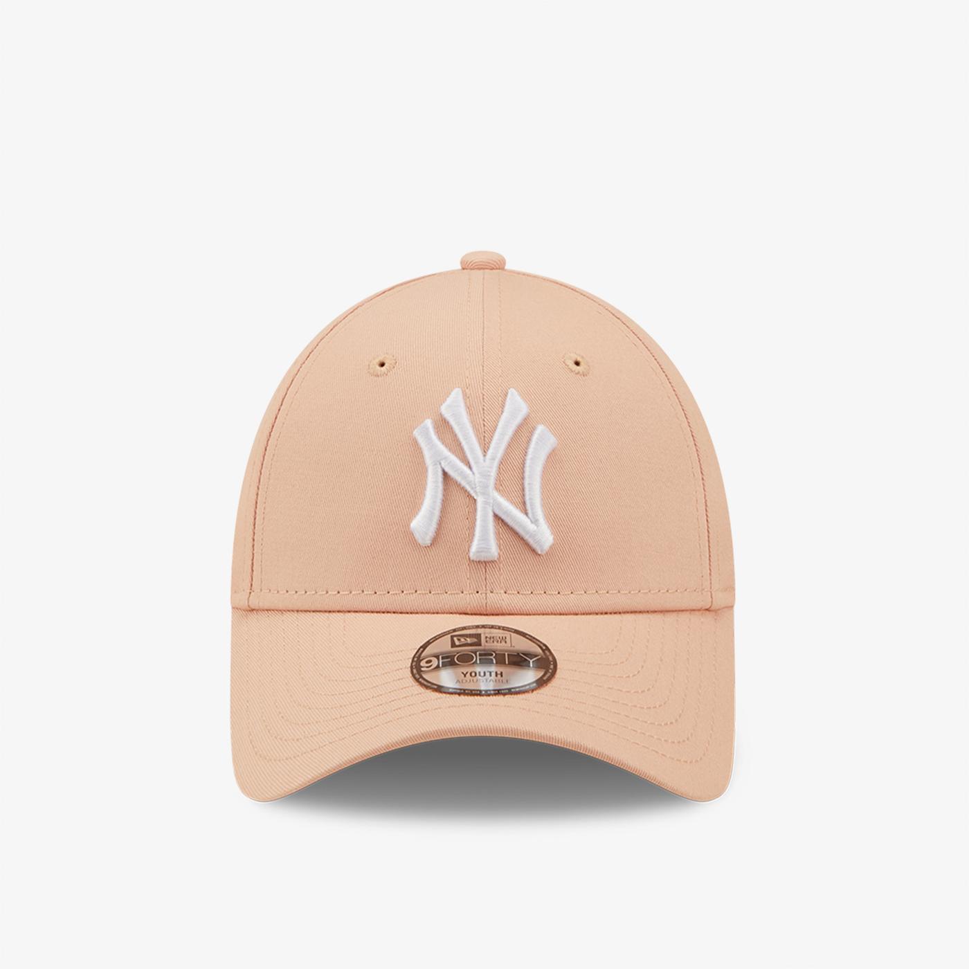 New Era Şapka - New York Yankees League Essential Kids Pink 9FORTY Ayarlanabilir Şapka