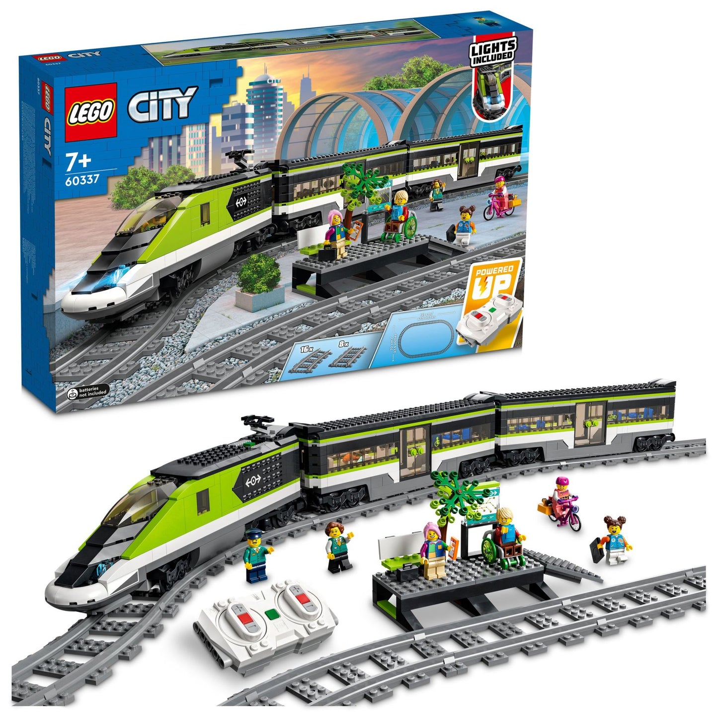 LEGO® City Ekspres Yolcu Treni 60337 - Oyuncak Tren Yapım Seti (764 Parça)