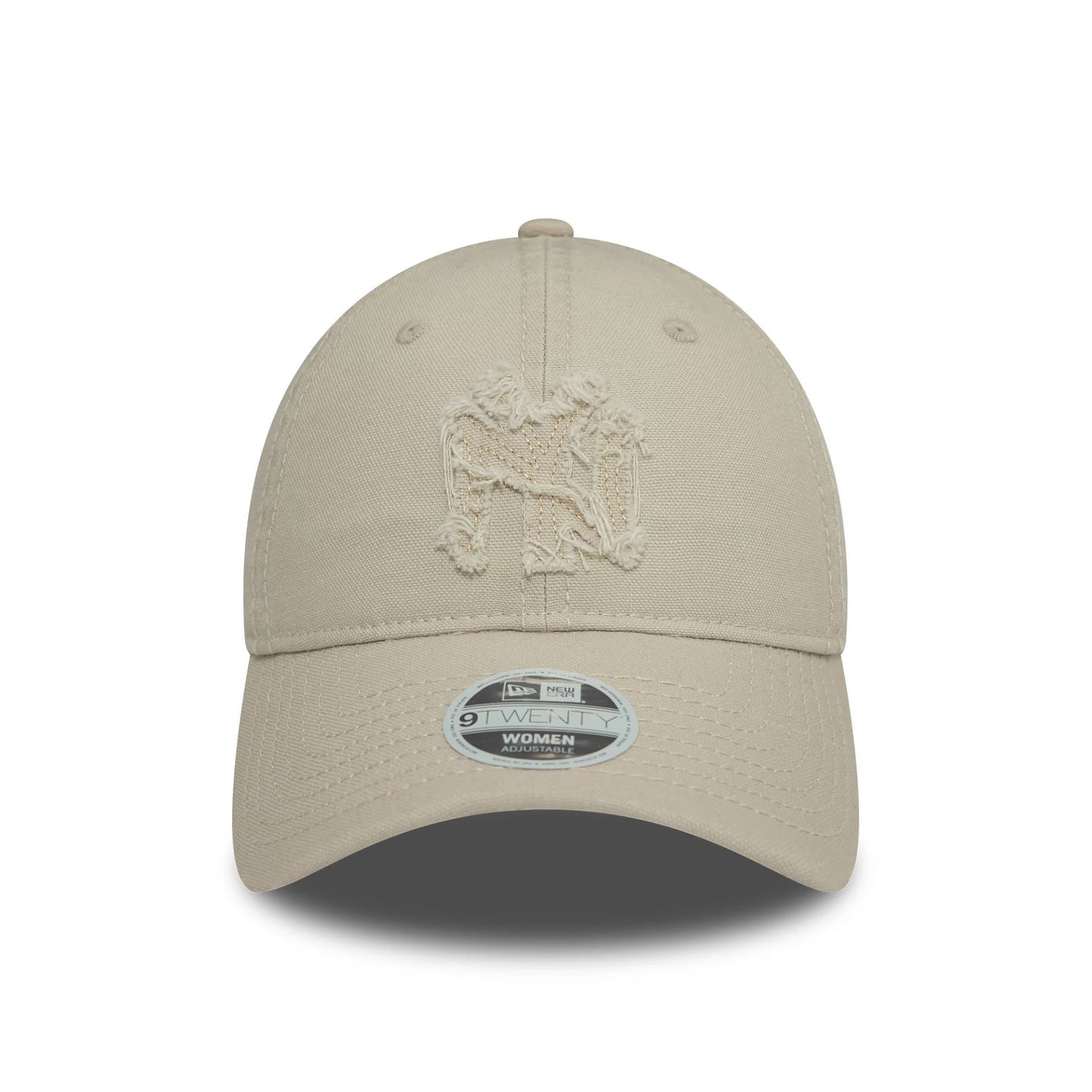 New Era Şapka - NEW YORK YANKEES DISTRESSED BEIGE CLOTH STRAP Ayarlanabilir Şapka