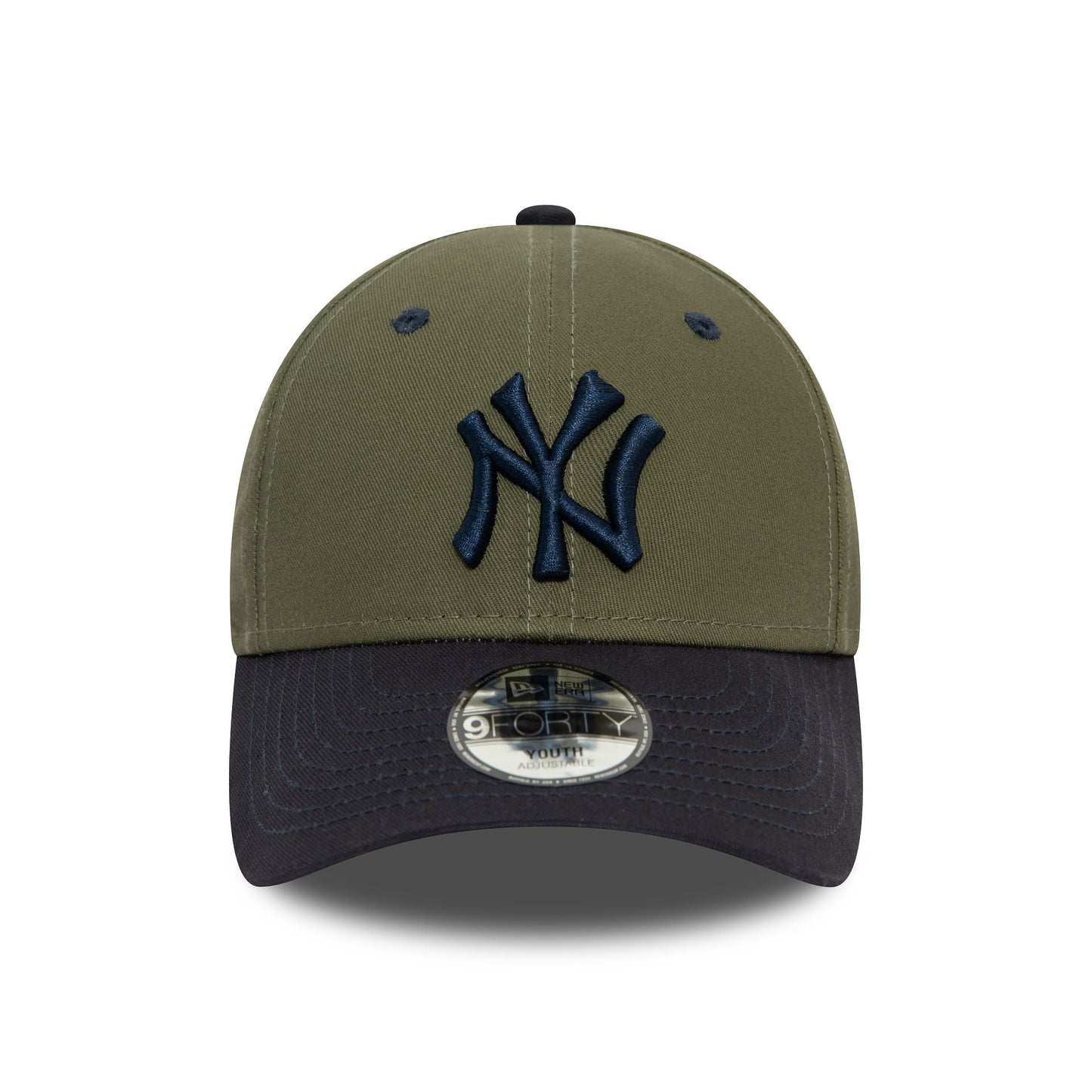 New Era Şapka - NY Yankees Çocuk Contrast Khaki 9FORTY Ayarlanabilir Şapka