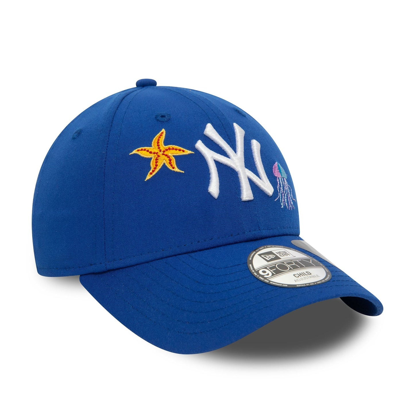 New Era Şapka - NY Yankees Repreve Çocuk Icon Blue 9FORTY Ayarlanabilir Şapka