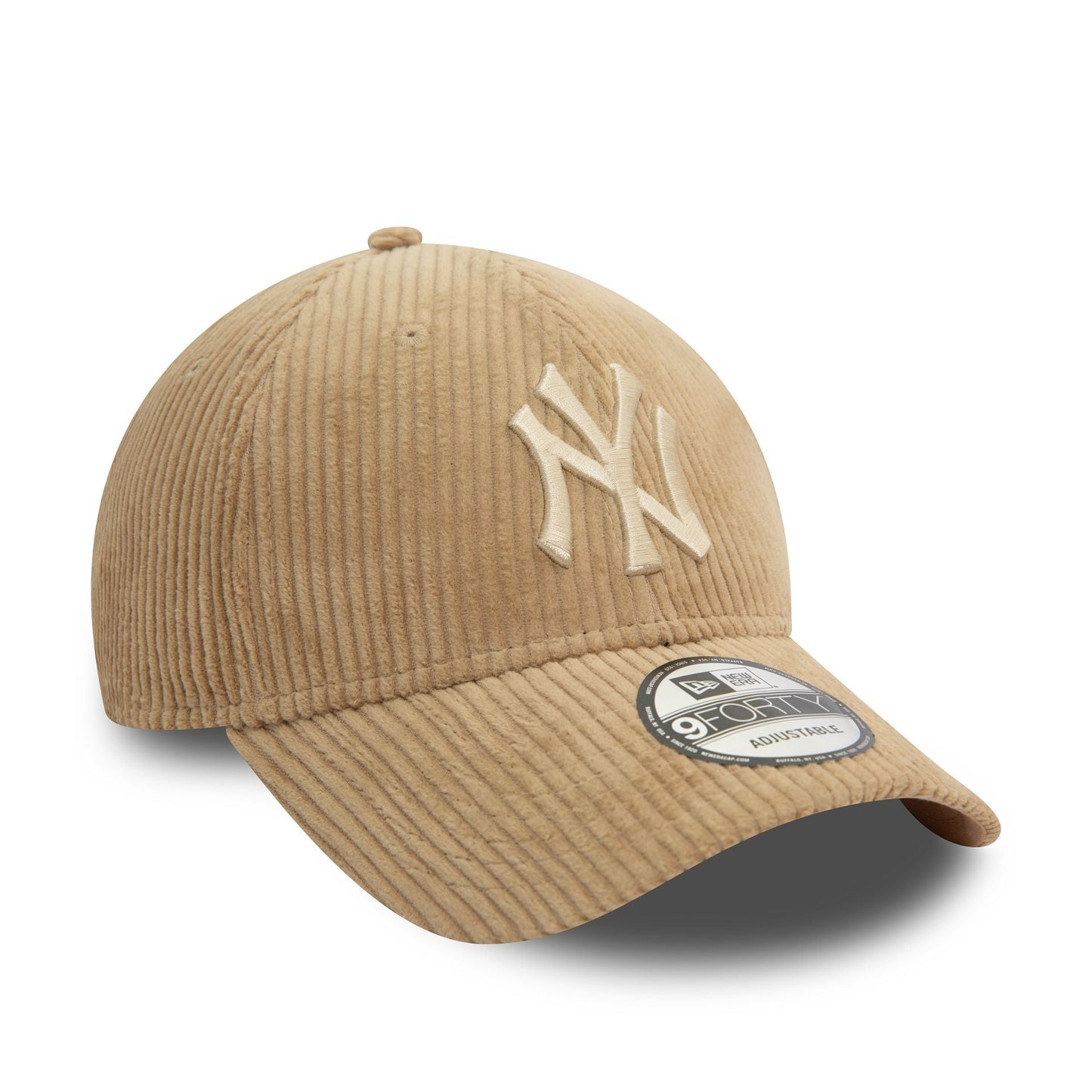 New Era Şapka - New York Yankees Cord Beige 9FORTY Ayarlanabilir Şapka