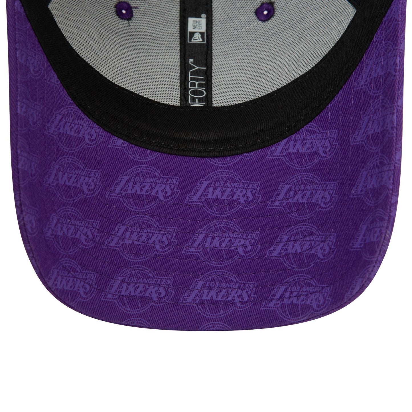 New Era Şapka - LA Lakers Team Monogram Purple 9FORTY Ayarlanabilir Şapka