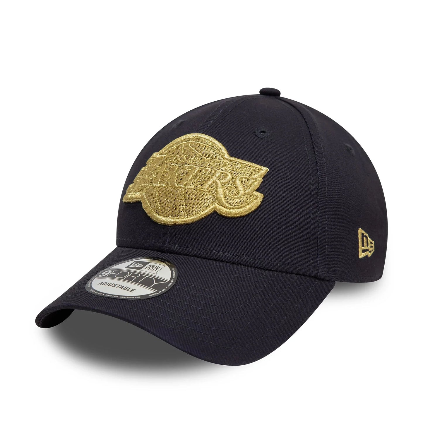 New Era Şapka - LA Lakers Metallic Navy 9FORTY Ayarlanabilir Şapka