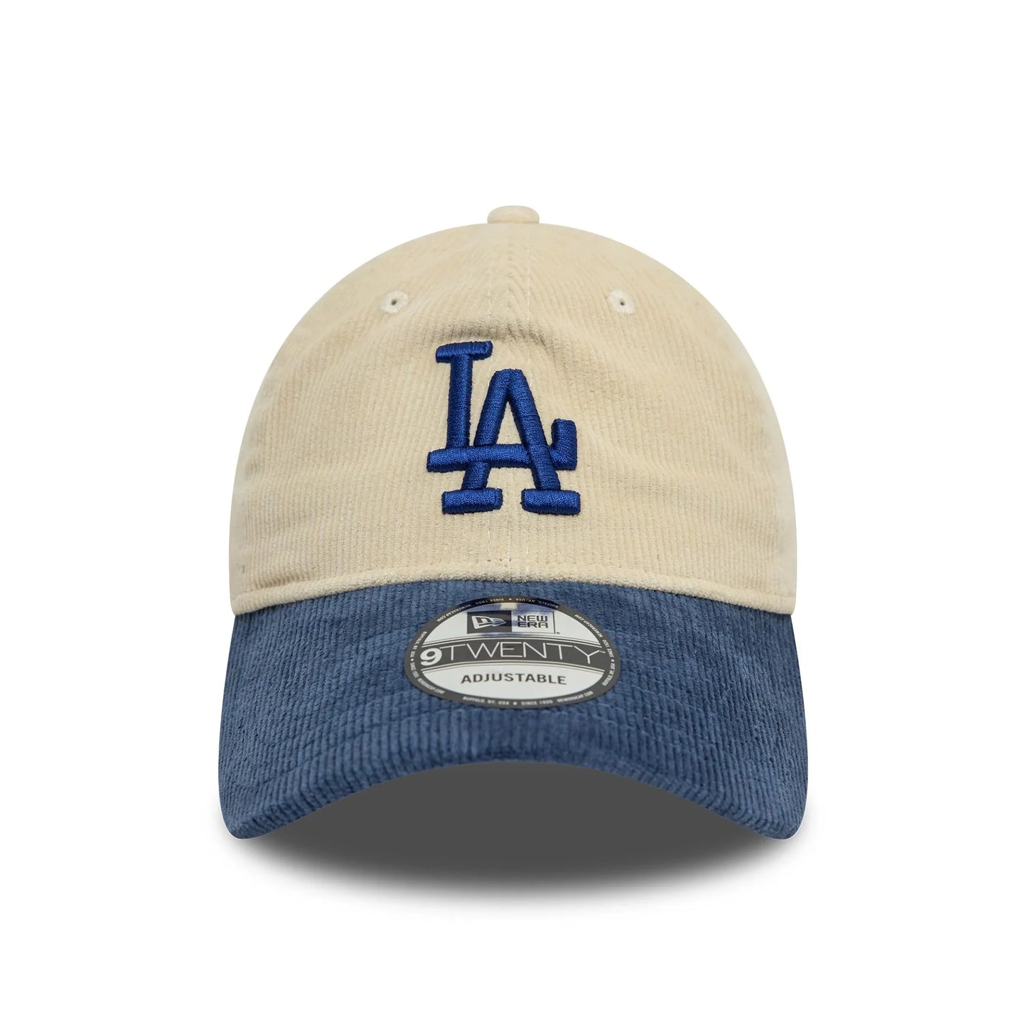 New Era Şapka - LA Dodgers Block Cord Cream 9TWENTY Ayarlanabilir Şapka