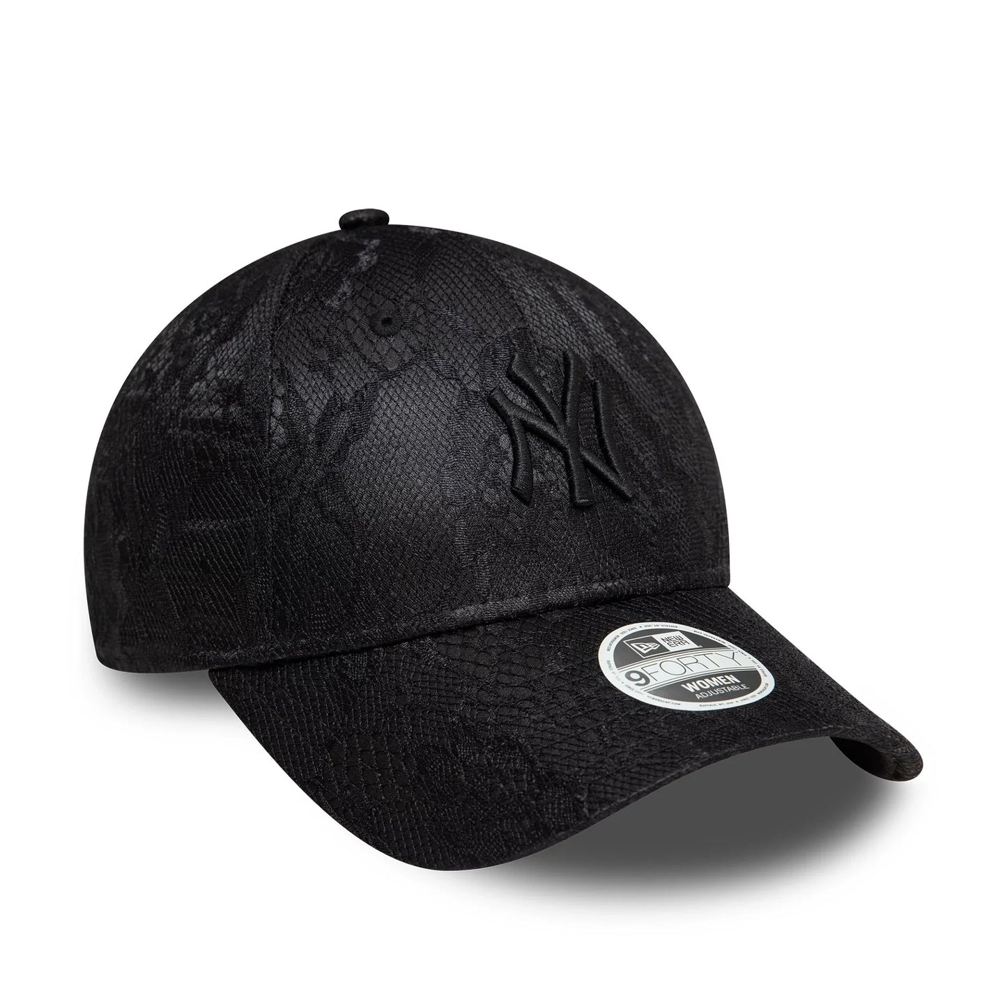 New Era Şapka - NY Yankees Womens Lace Black 9FORTY Ayarlanabilir Şapka