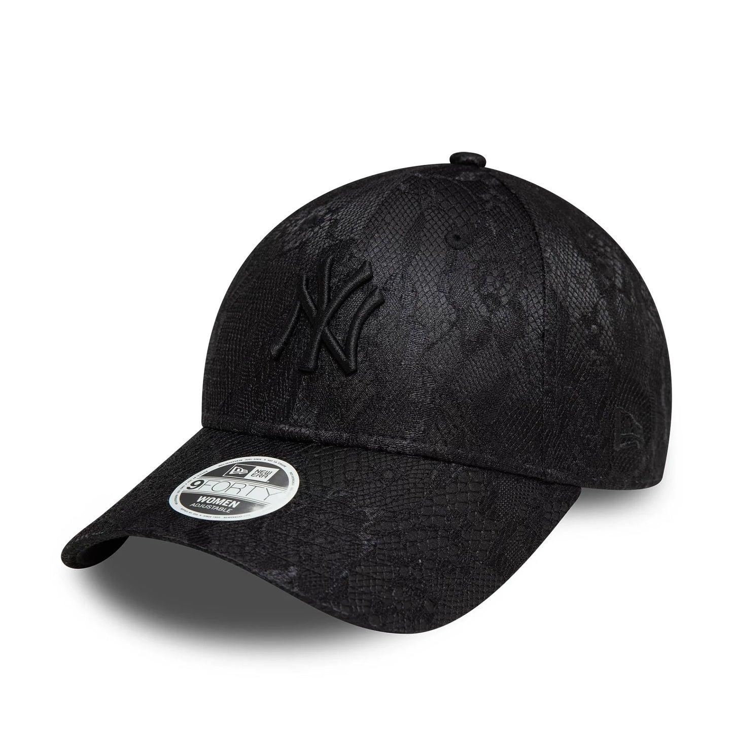 New Era Şapka - NY Yankees Womens Lace Black 9FORTY Ayarlanabilir Şapka