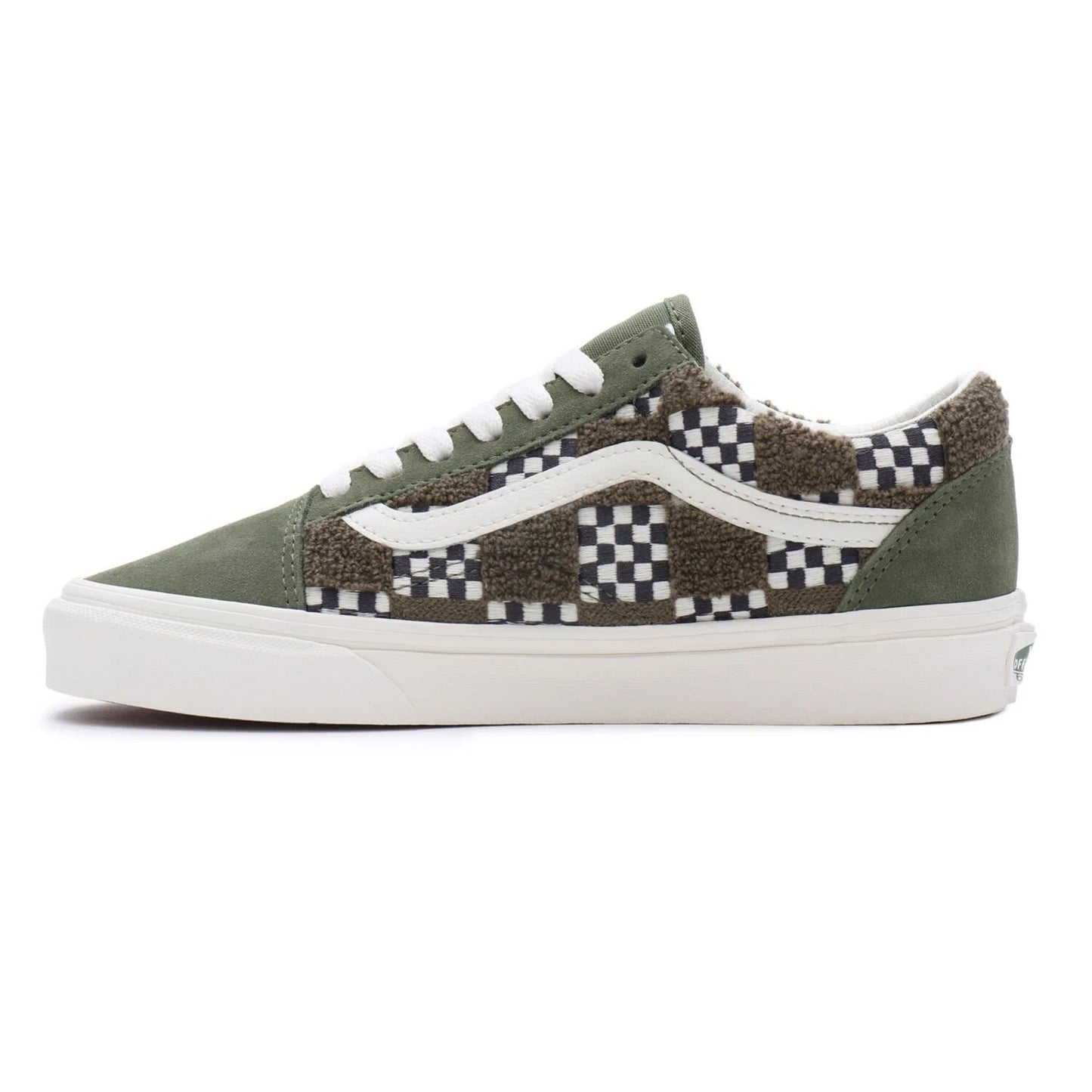 Vans Ayakkabı - Old Skool Tufted Check Loden Green