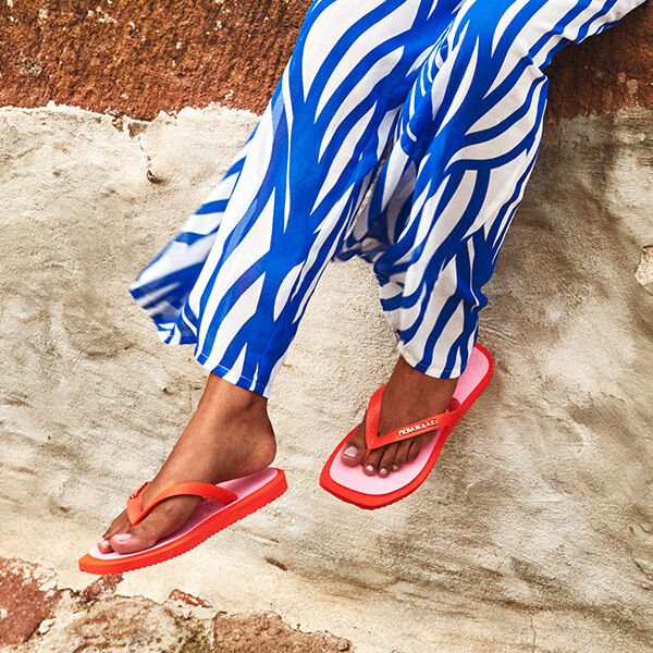 Havaianas Terlik Top Square Fusion Sunset Orange