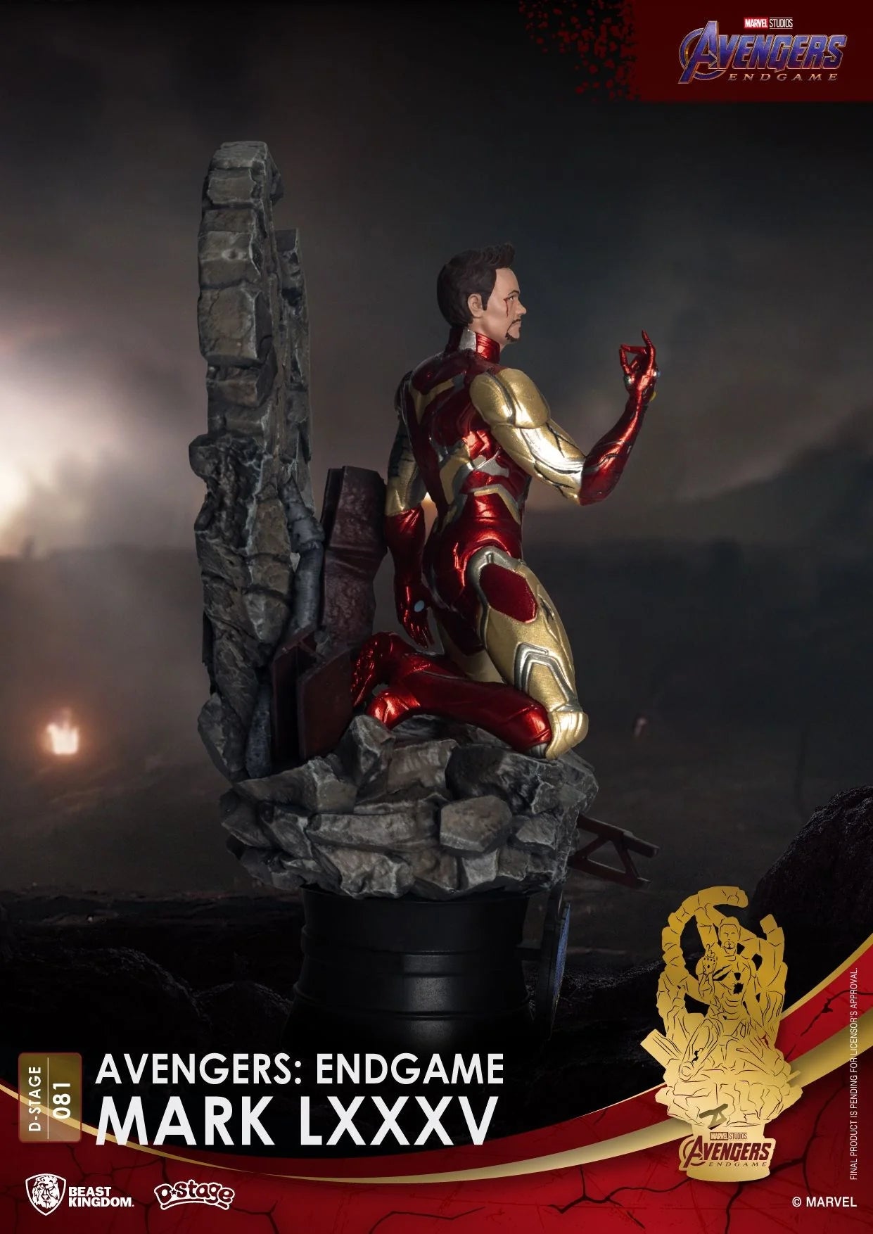 Beast Kingdom Marvel Avengers Endgame Iron Man Mk85 hi