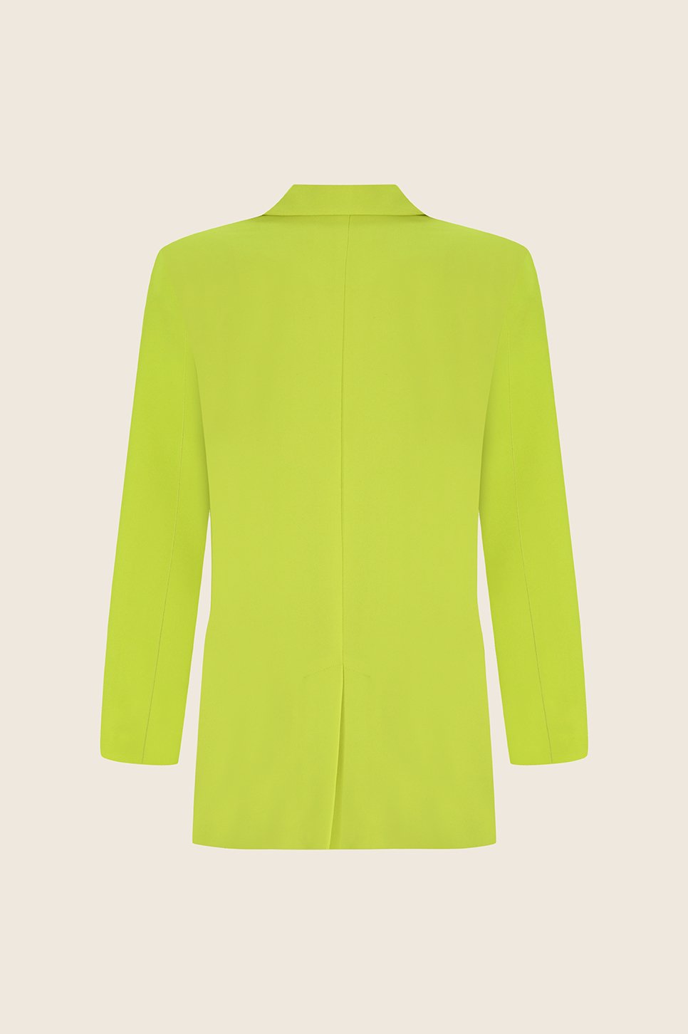 Oopscool Crepe Blazer Green Jacket
