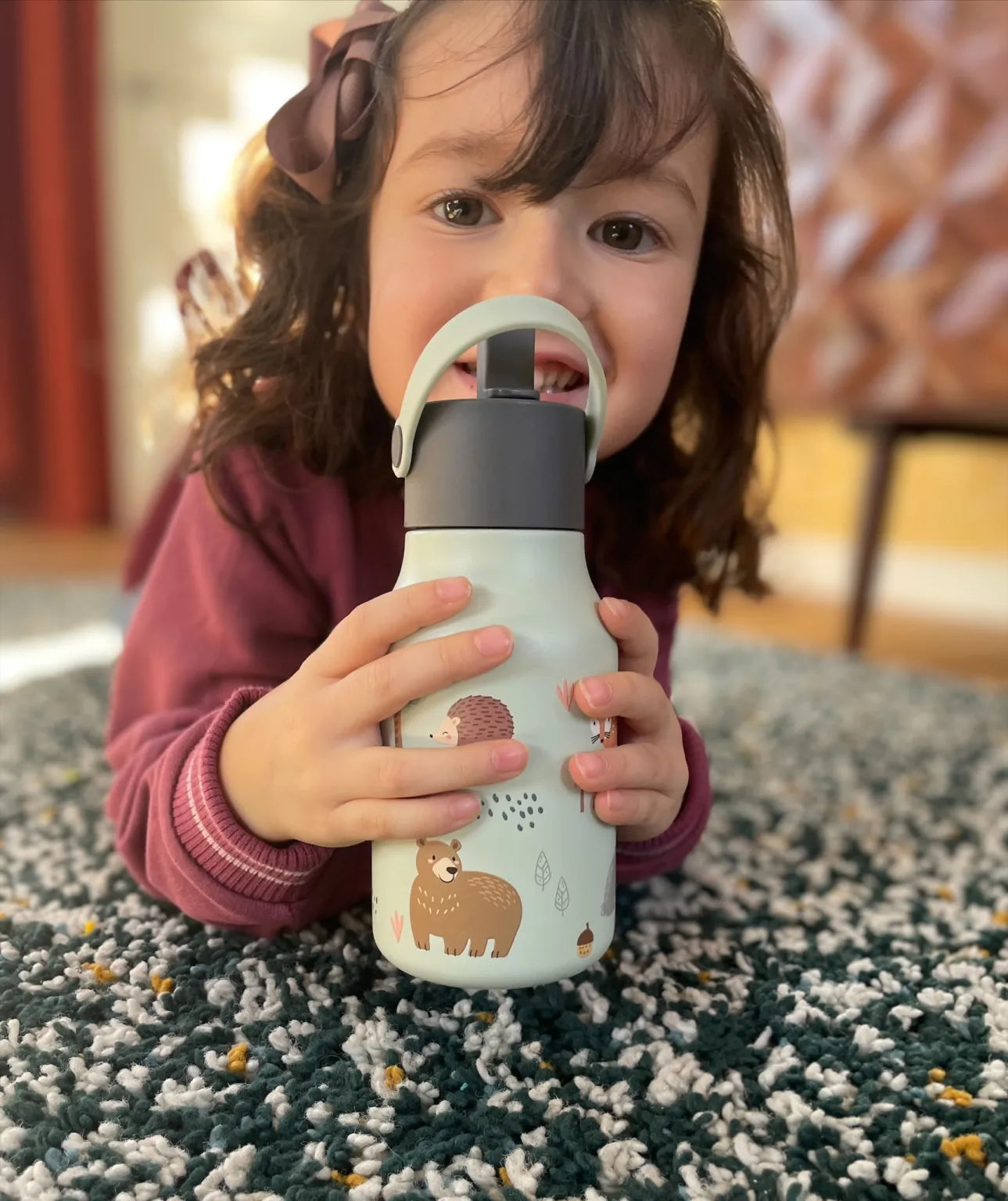 LUND LONDON Woodland Little Lund Bottle 400ml - Su Matarası