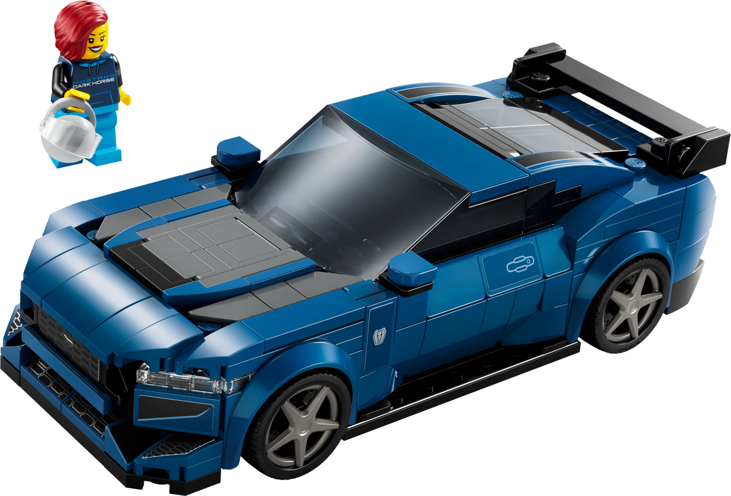 LEGO® Speed Champions Ford Mustang Dark Horse Spor Araba 76920 - Koleksiyonluk ve Sergilenebilir Yaratıcı Oyuncak Model Yapım Seti (344 Parça)