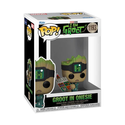 Funko POP Figür - Marvel I Am Groot - GROOT IN ONESIE WITH BOOK