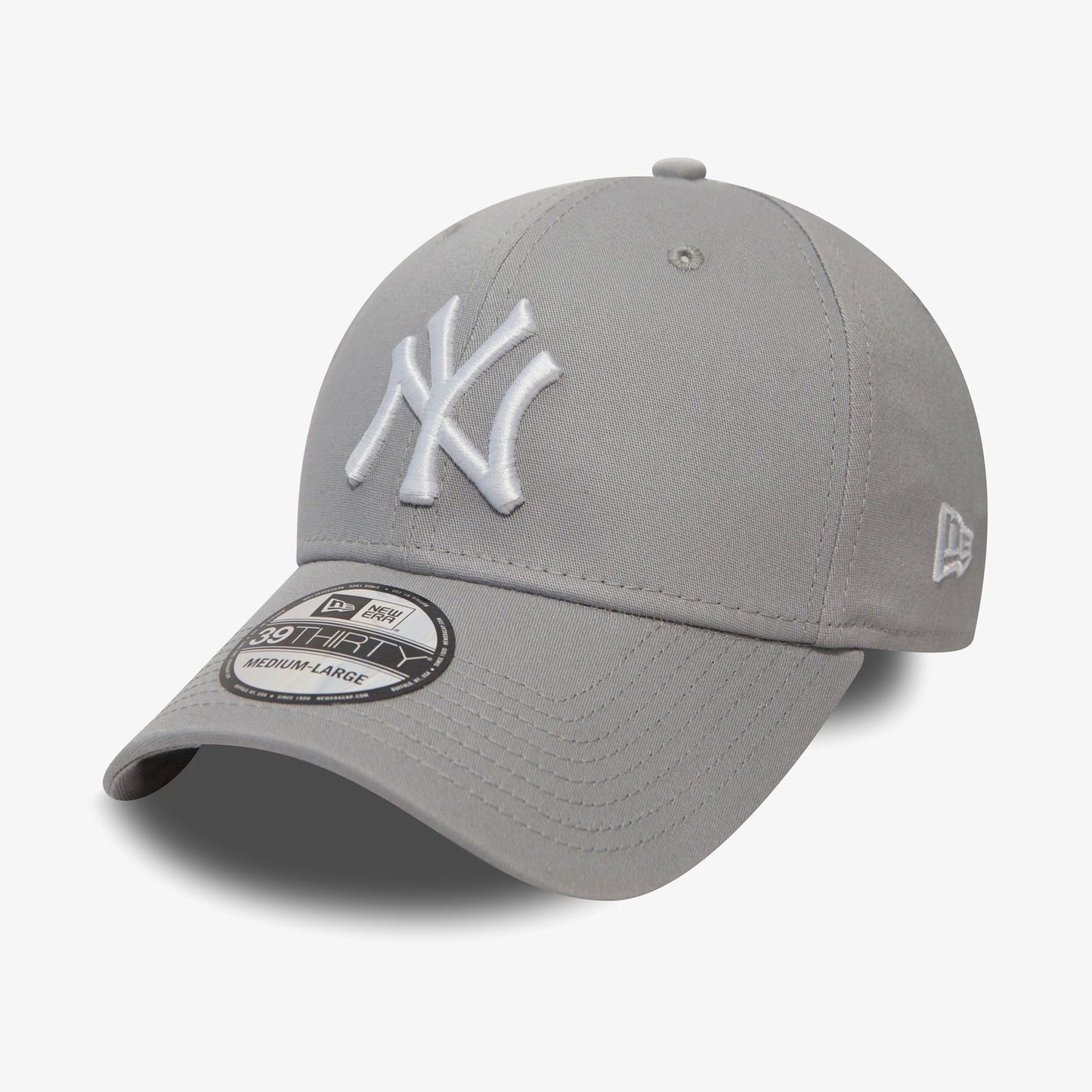 New Era Şapka - 39Thirty New York Yankees Unisex Gri Şapka