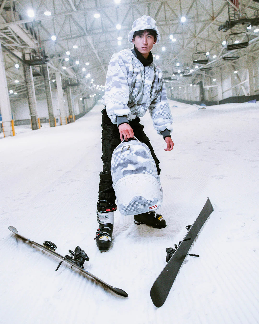 Sprayground - 3AM PLUSH SWISS ALPS Sırt Çantası