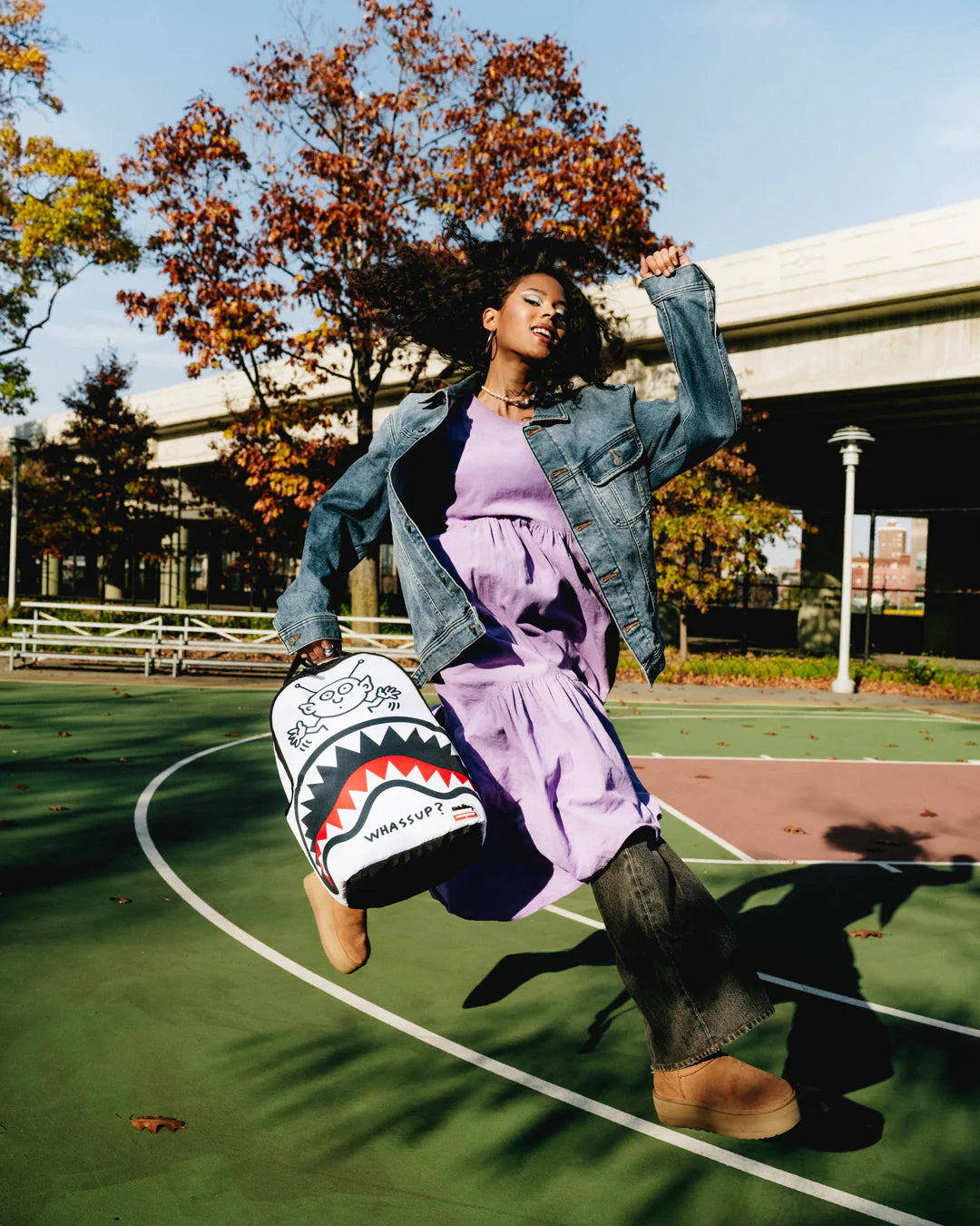 Sprayground - KEITH HARING WHASSUP ALIEN DLX Sırt Çantası