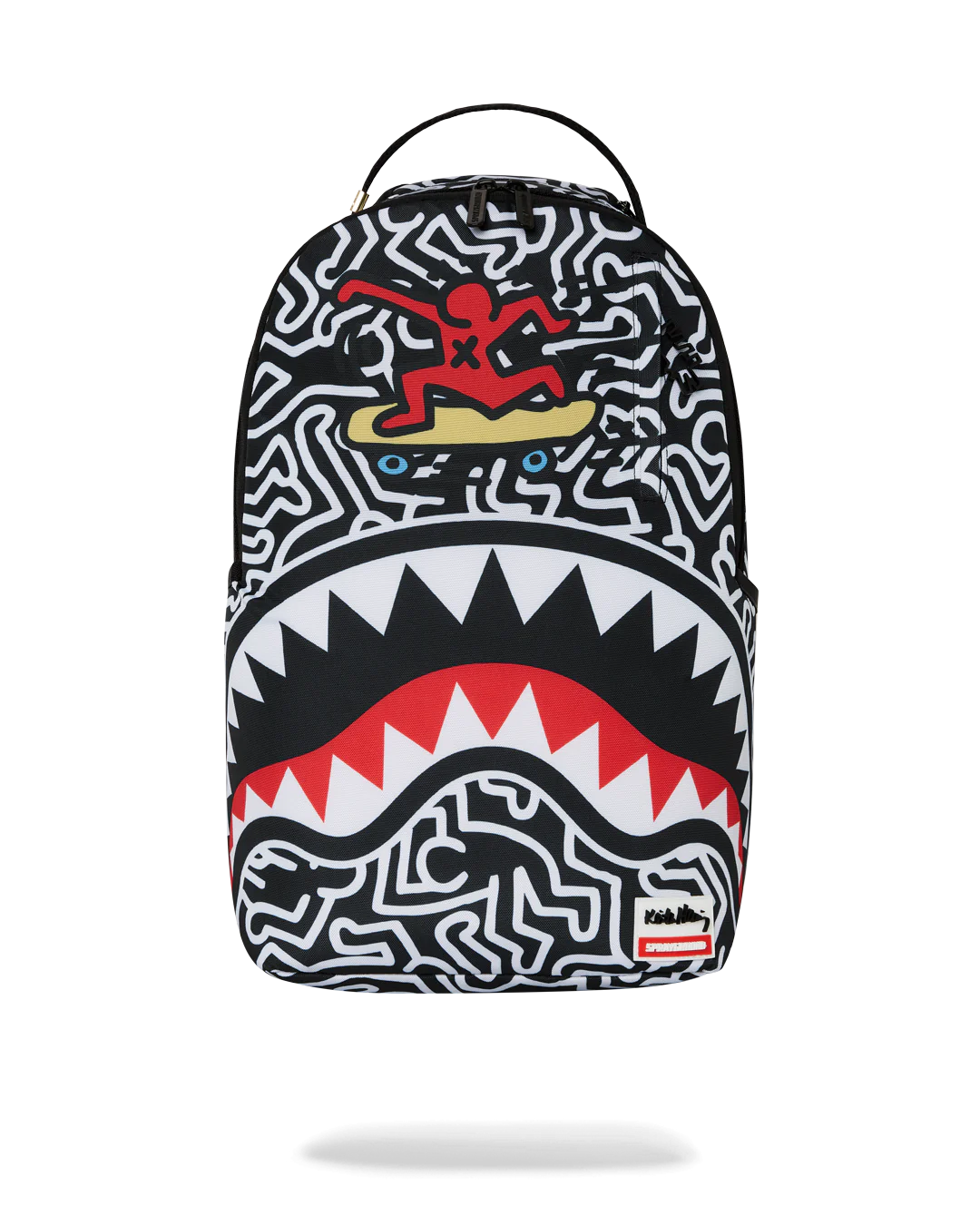 Sprayground - KEITH HARING SKATER SHARK DLXSR Sırt Çantası