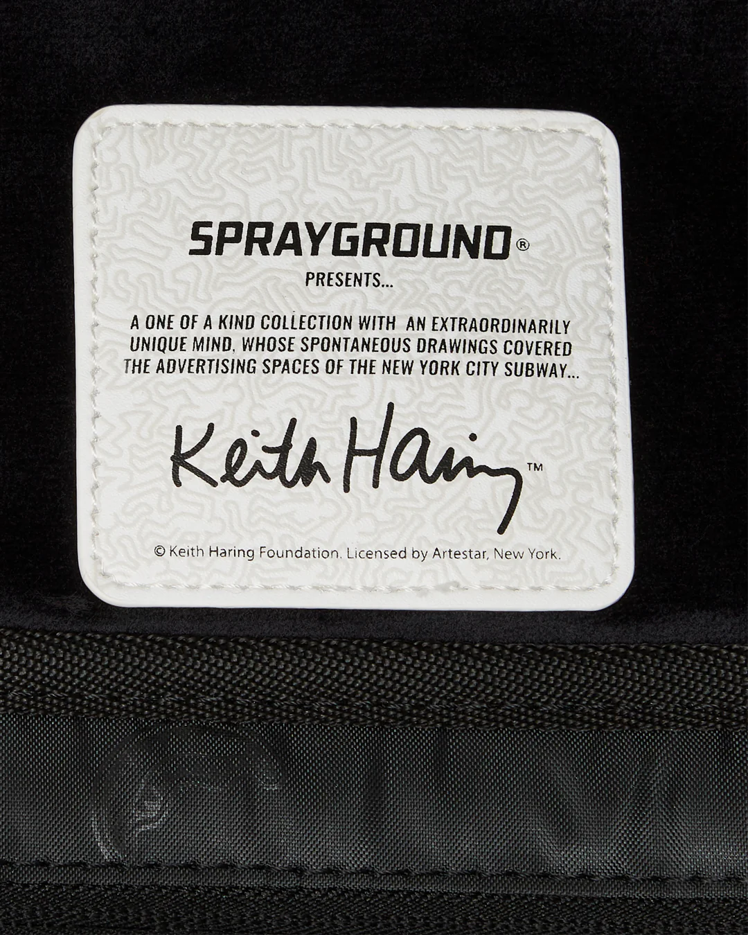 Sprayground - KEITH HARING SKATER SHARK DLXSR Sırt Çantası