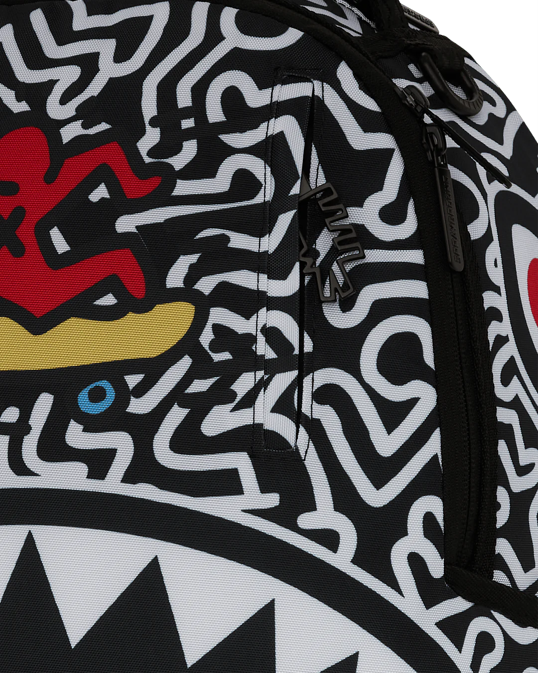 Sprayground - KEITH HARING SKATER SHARK DLXSR Sırt Çantası