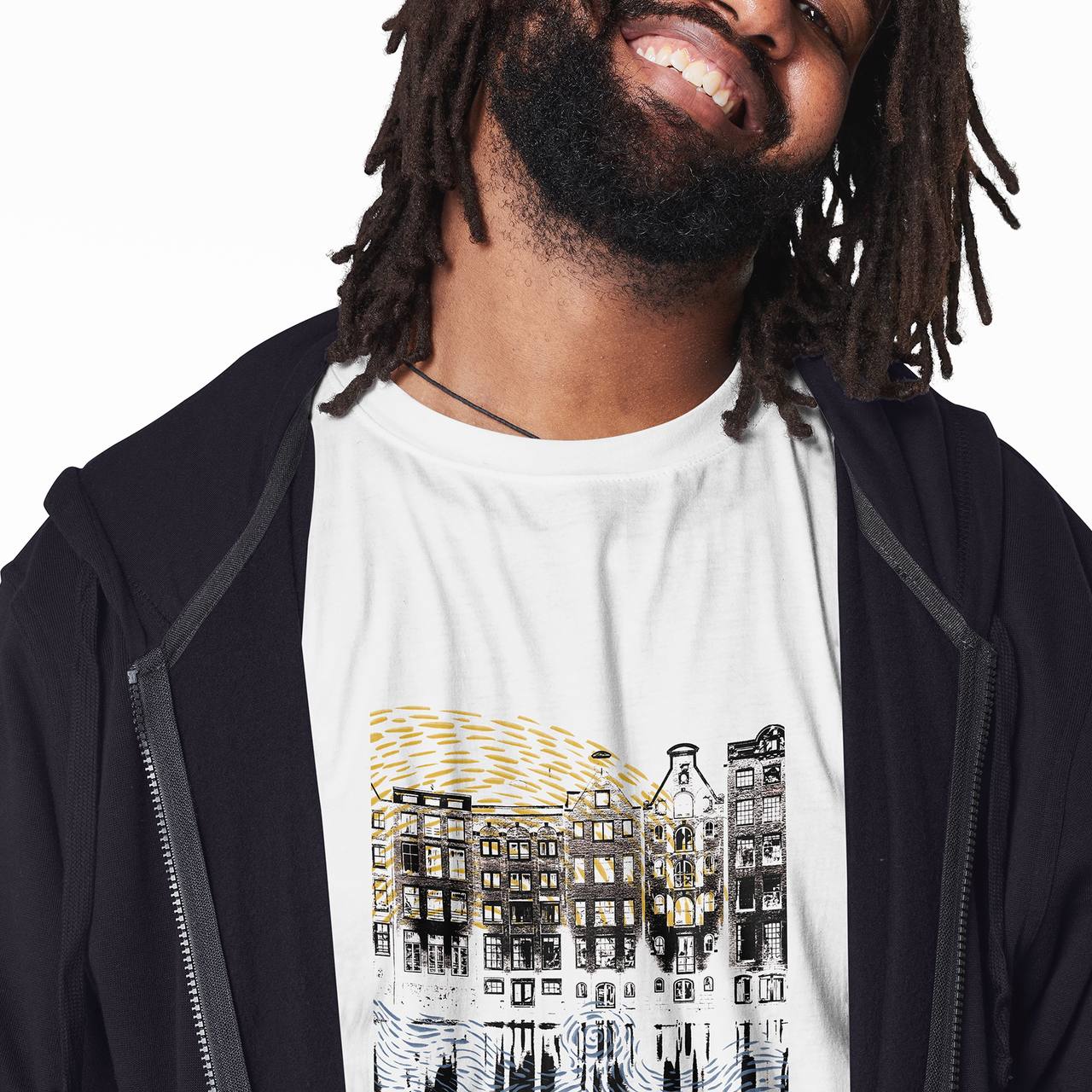 Eklektik House Canal Houses Oversized Tshirt