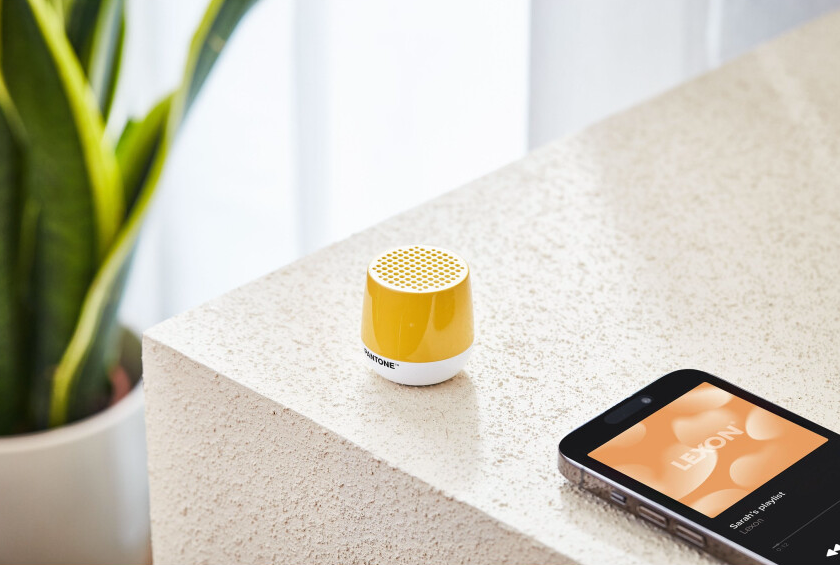 Lexon x Pantone Mino + Bluetooth Hoparlör Sarı
