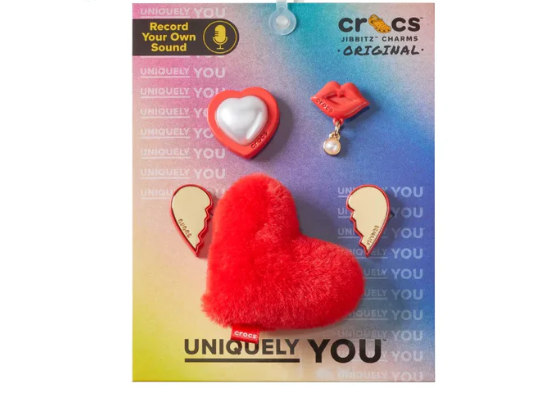 Crocs Jibbitz™ Kırmızı Sevgililer Günü Takısı
