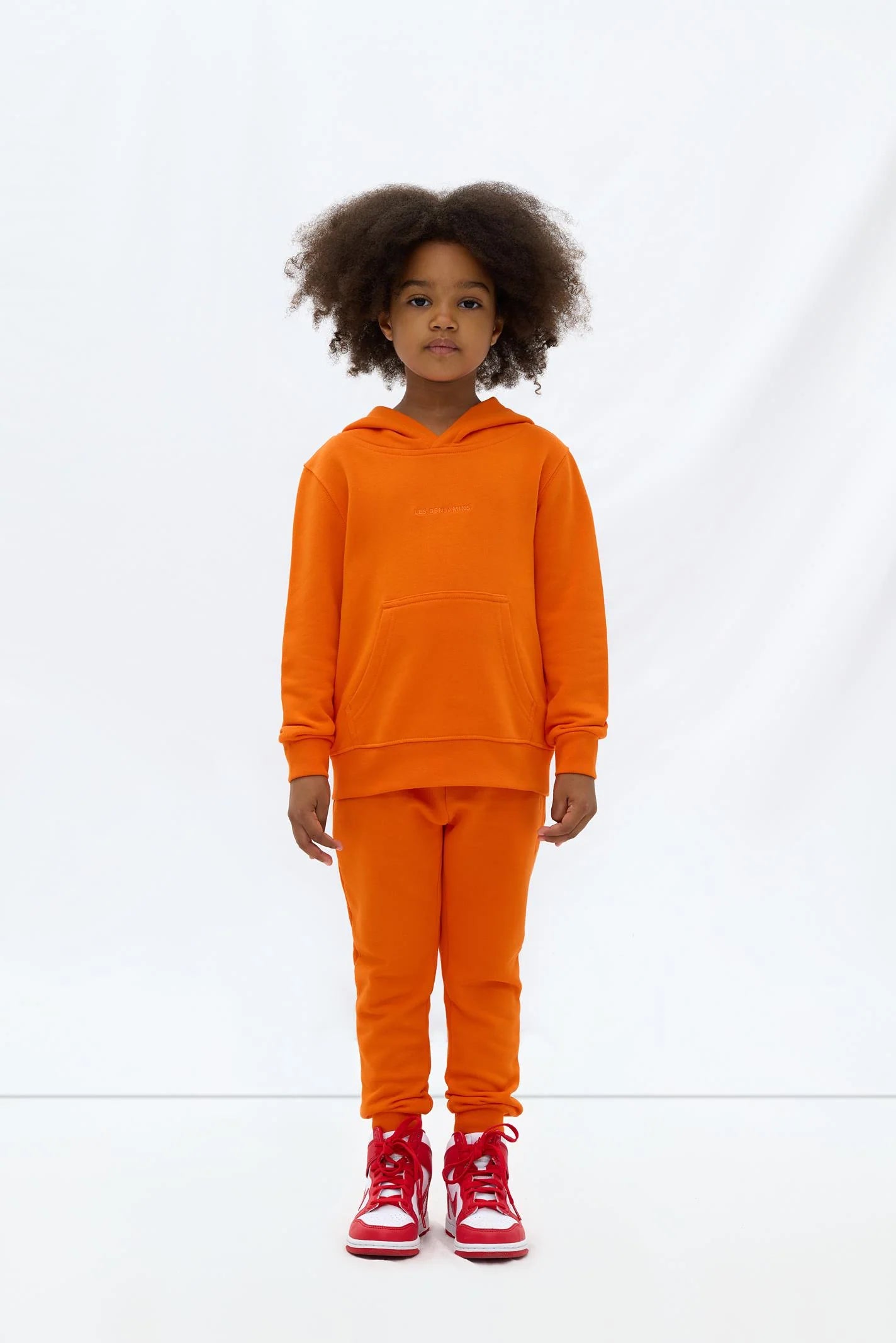 Les Benjamins Çocuk Hoodie 304 Fiery Orange
