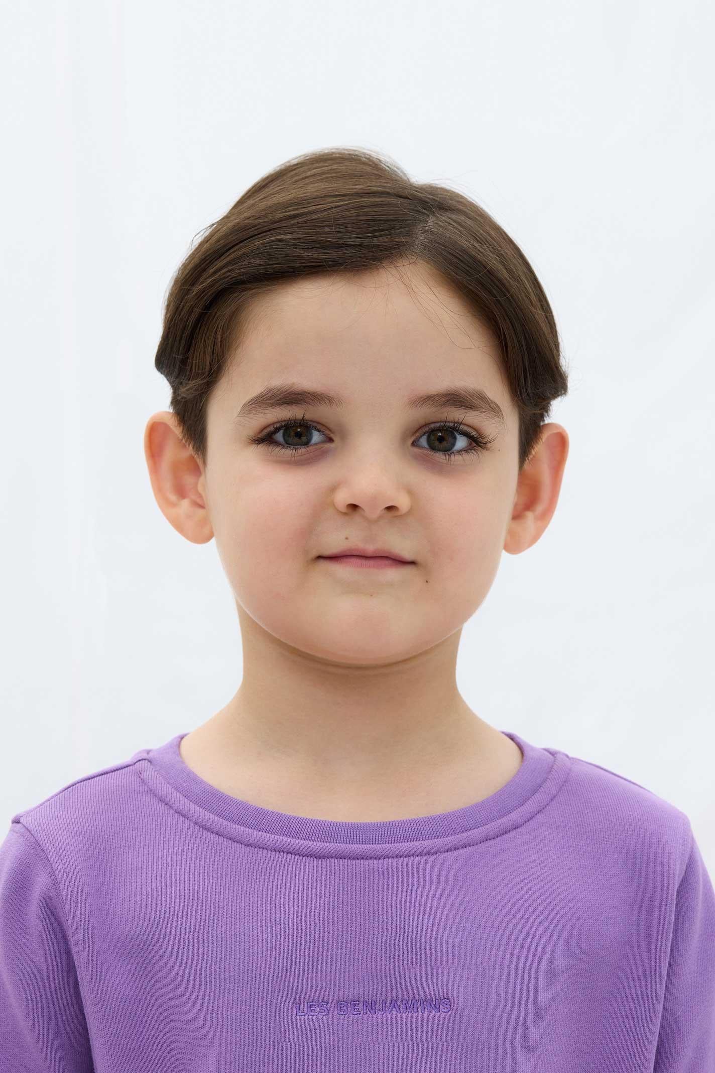 Les Benjamins Çocuk Sweatshirt 301 Orchid Purple