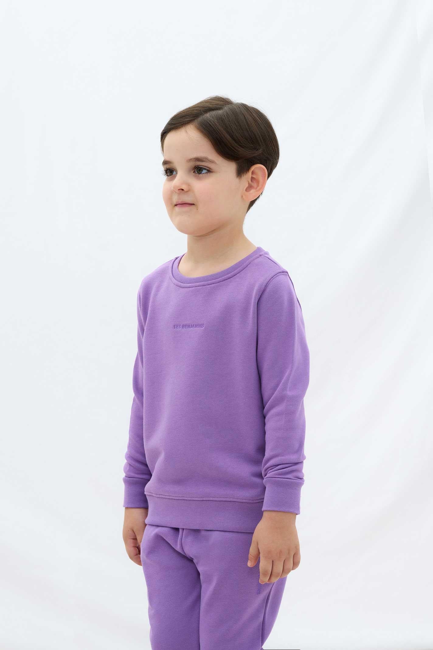 Les Benjamins Çocuk Sweatshirt 301 Orchid Purple