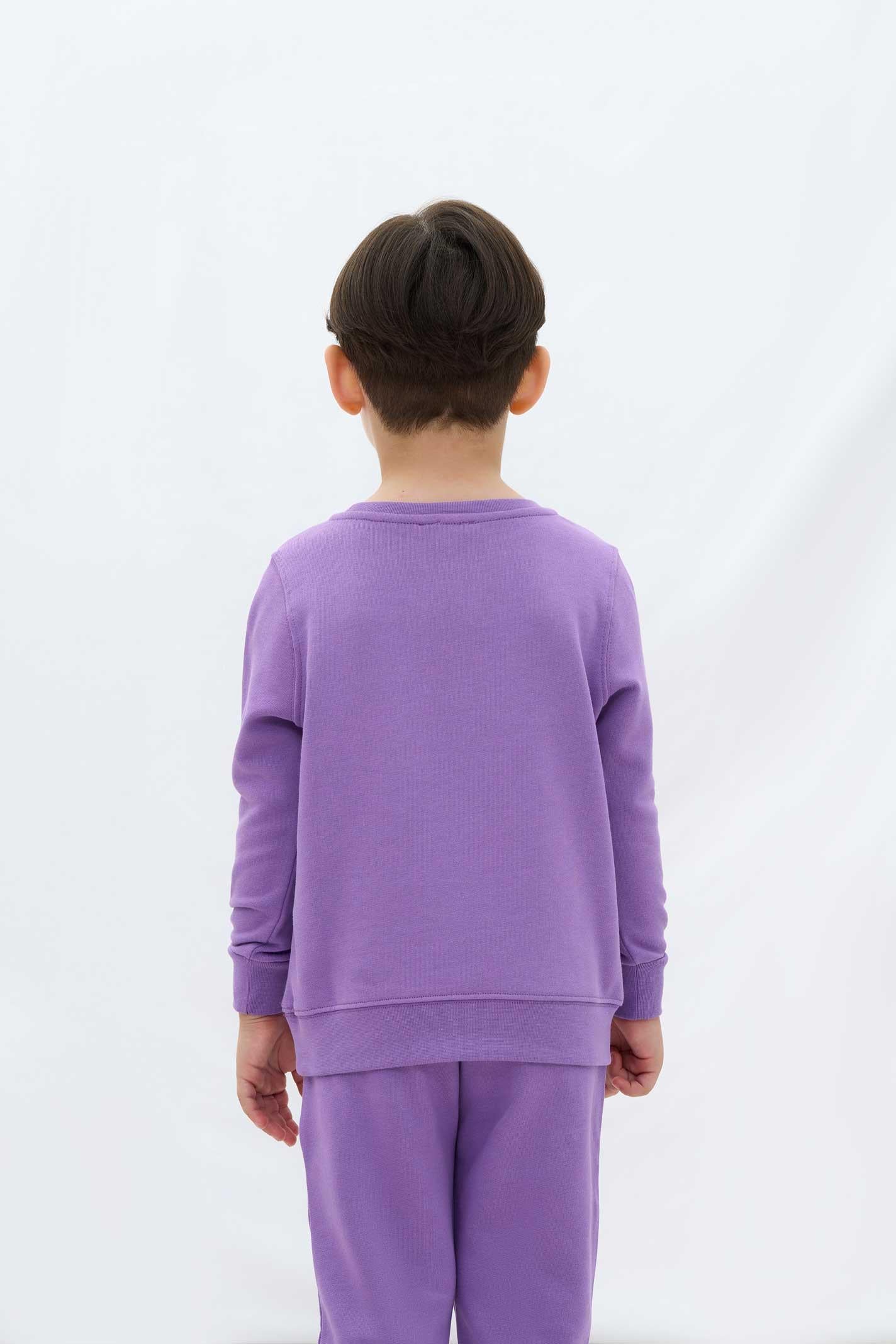 Les Benjamins Çocuk Sweatshirt 301 Orchid Purple