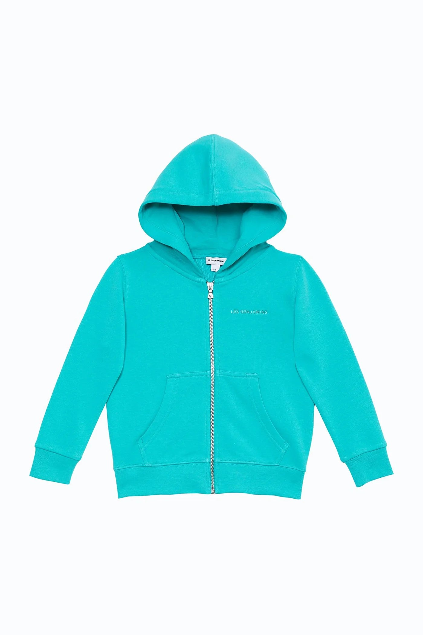 Les Benjamins Çocuk Zip Hoodie 303 Backyard Green