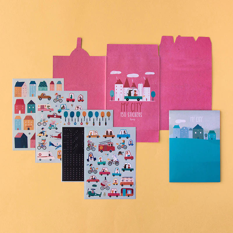 Londji Aktivite Çocuk Eğitici Oyun - Stickers City