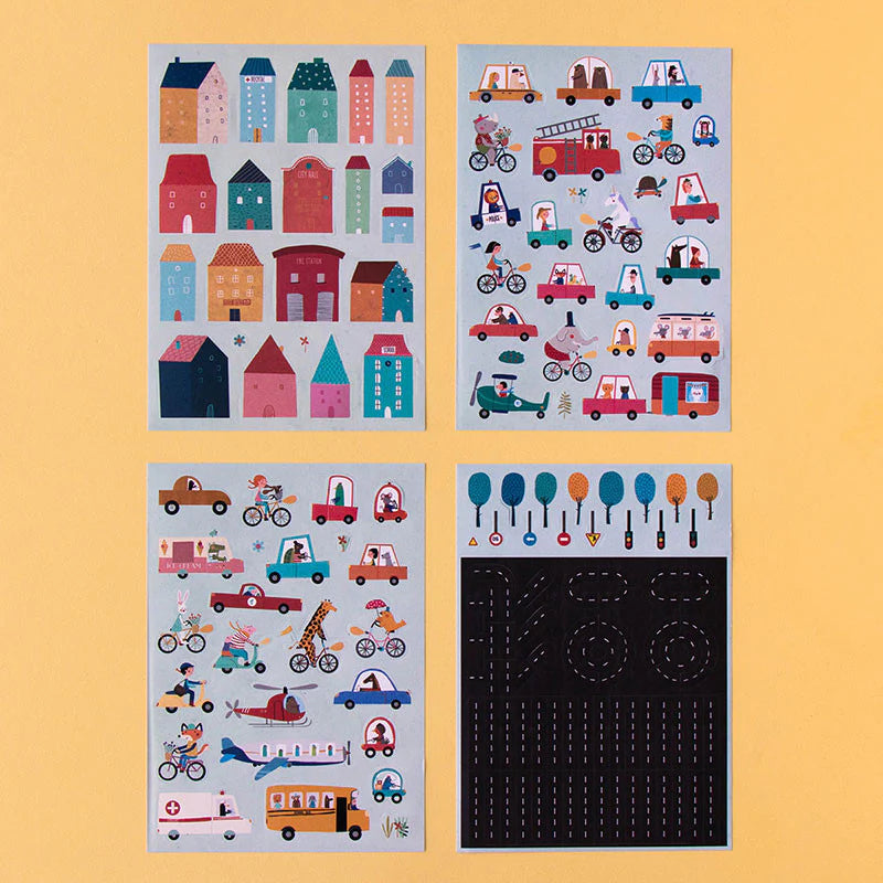Londji Aktivite Çocuk Eğitici Oyun - Stickers City