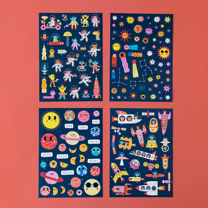 Londji Aktivite Çocuk Eğitici Oyun - Stickers Space