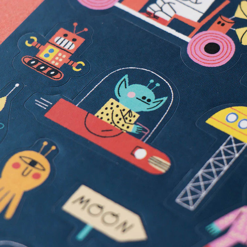 Londji Aktivite Çocuk Eğitici Oyun - Stickers Space