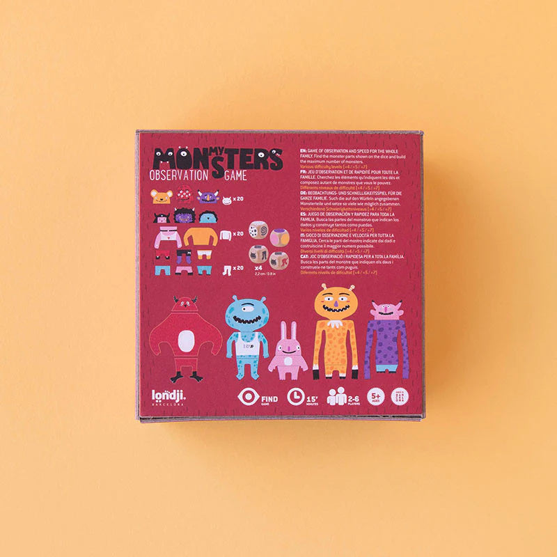 Londji Çocuk Eğitici Oyun - My Monsters