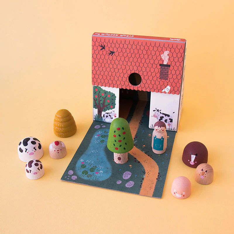 Londji Wooden Toys - My wooden world farm
